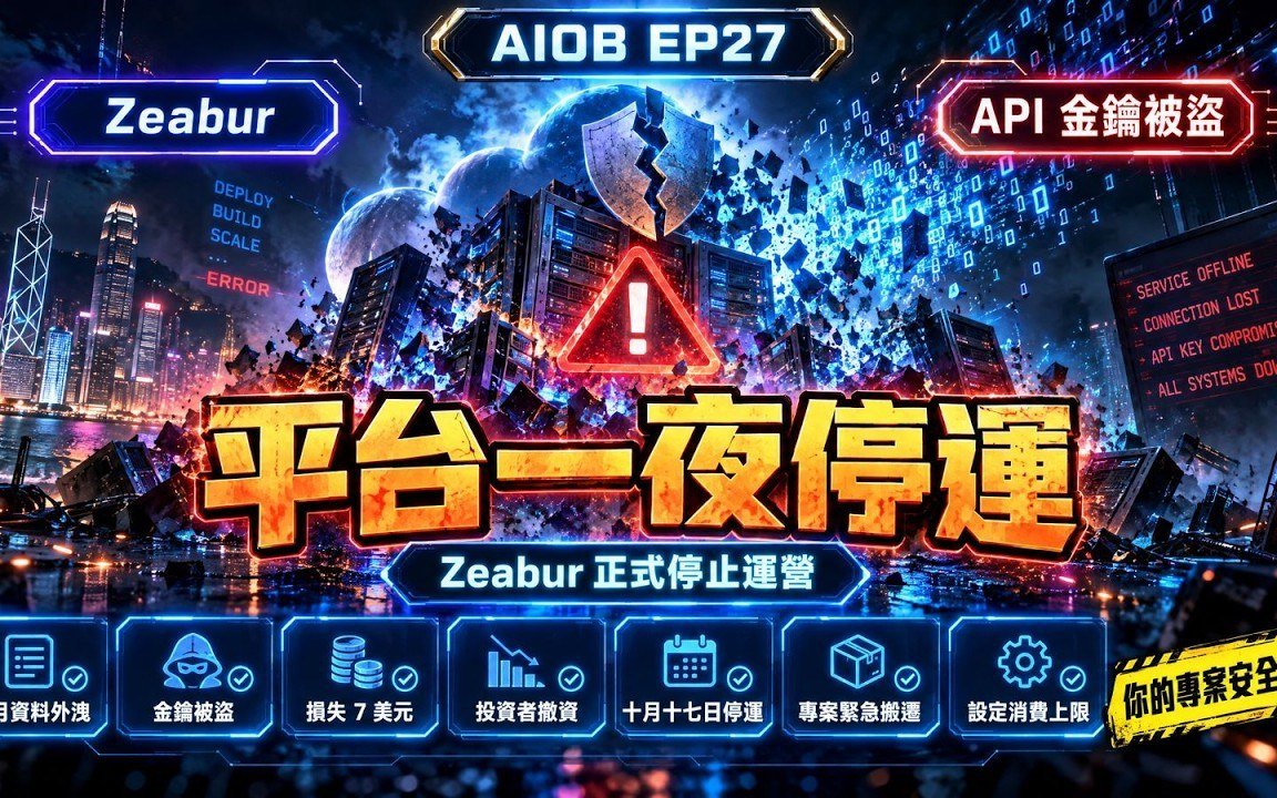 AIOB — 程網 AI 節目合集網站截圖